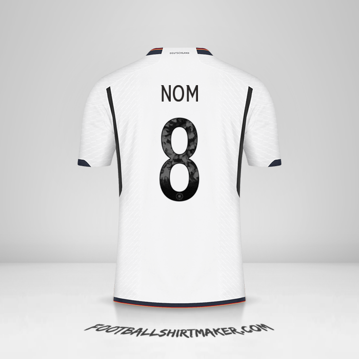 Maillot Allemagne 2022 -  nom - 8