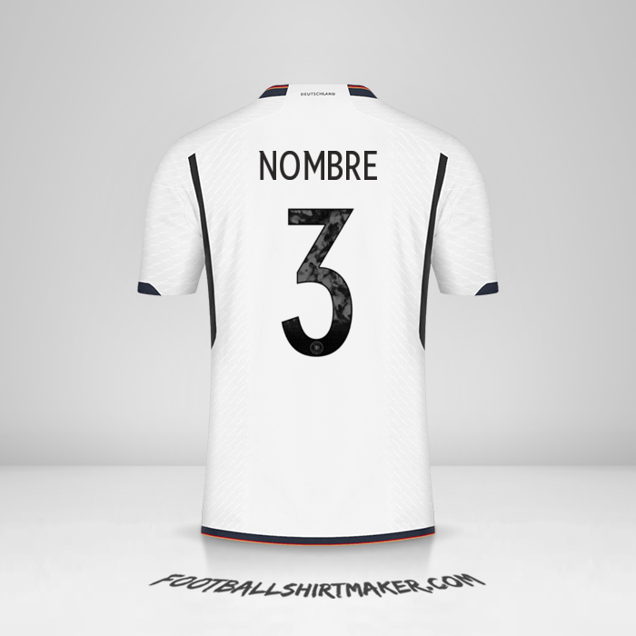Jersey Alemania 2022 -  nombre - 3