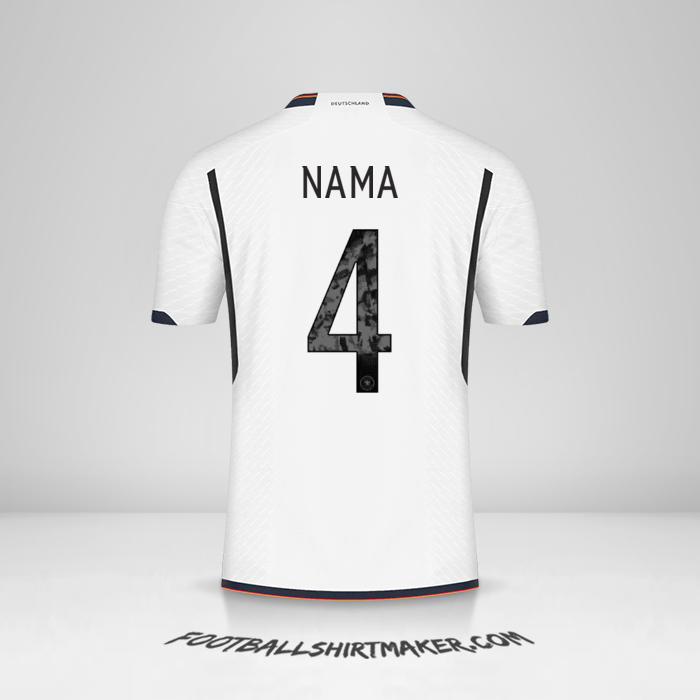 Jersey Jerman 2022 -  nama - 4