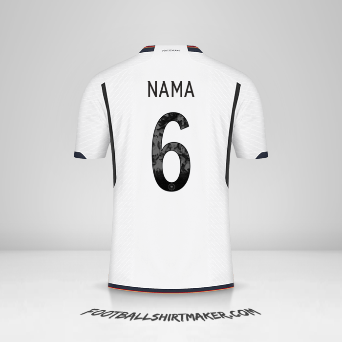 Jersey Jerman 2022 -  nama - 6