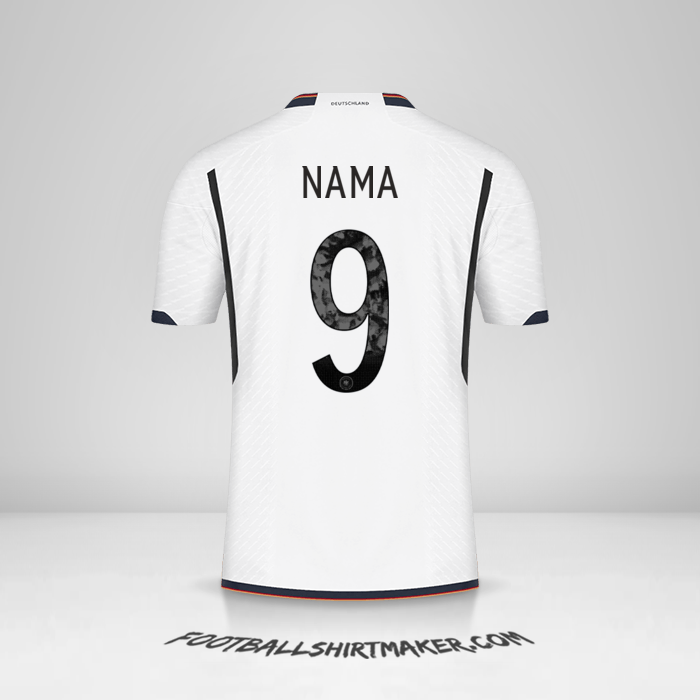 Jersey Jerman 2022 -  nama - 9