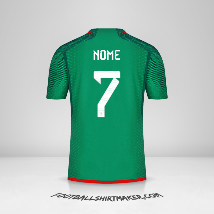 Camisa México 2022 -  nome - 7
