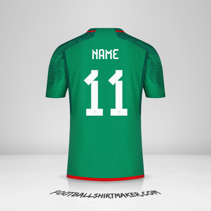Jersey Mexico 2022 -  name - 11