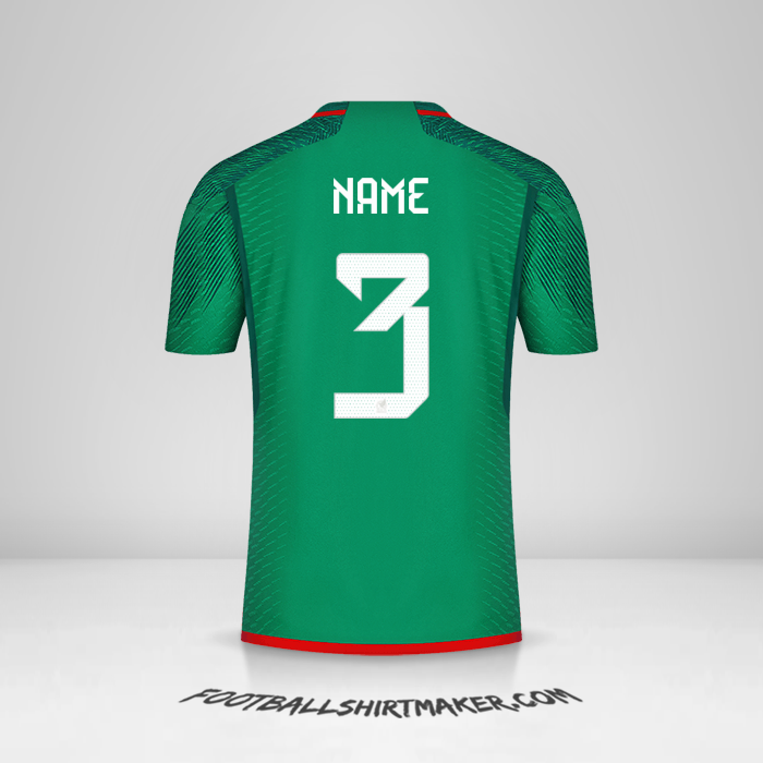 Shirt Mexico 2022 -  name - 3