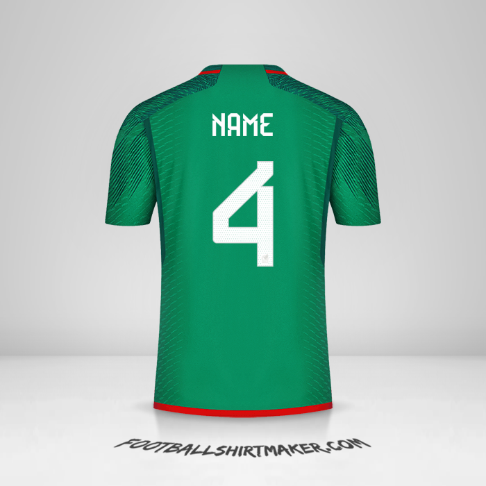 Trikot Mexiko 2022 -  name - 4