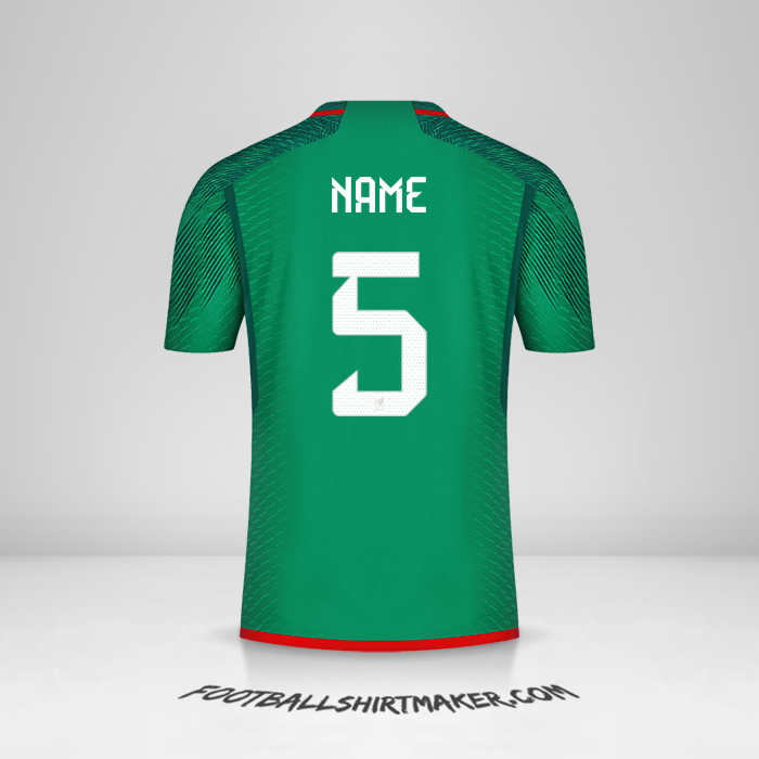 Trikot Mexiko 2022 -  name - 5