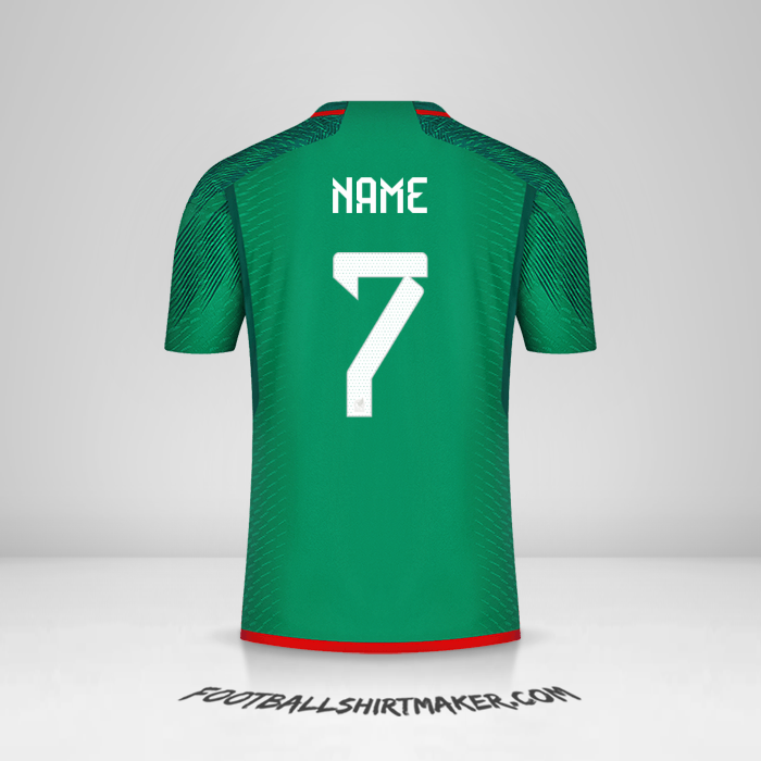 Shirt Mexico 2022 -  name - 7