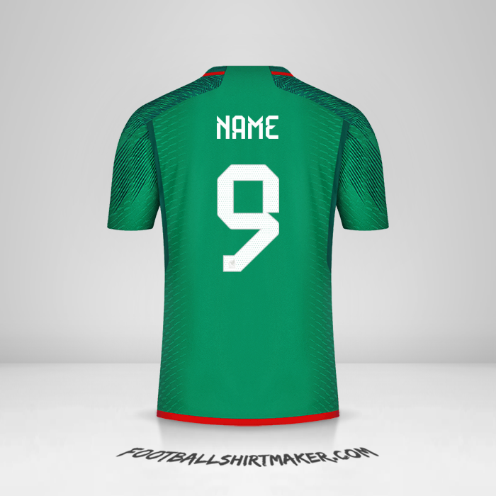 Shirt Mexico 2022 -  name - 9