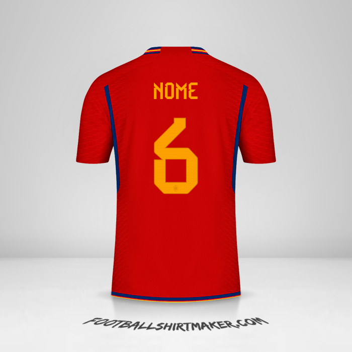 Maglia Spagna 2022 -  nome - 6