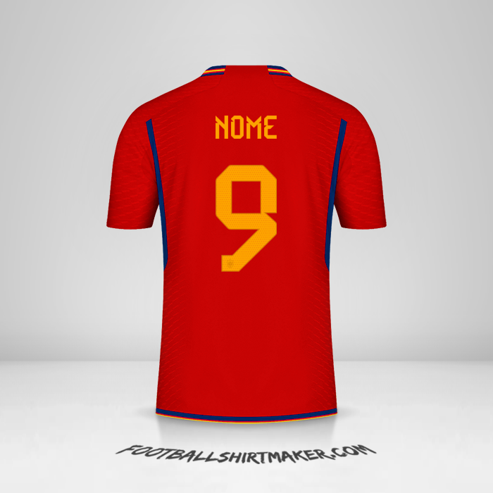 Maglia Spagna 2022 -  nome - 9