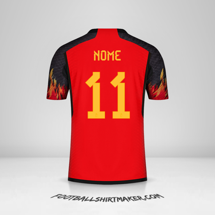 Camisa Bélgica 2022 -  nome - 11