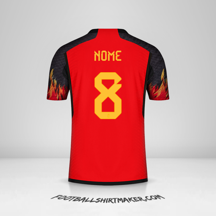 Camisa Bélgica 2022 -  nome - 8