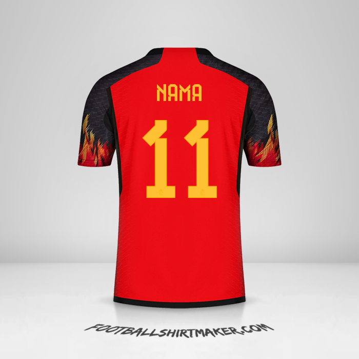 Jersey Belgia 2022 -  nama - 11