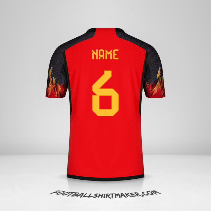 Shirt Belgium 2022 -  name - 6