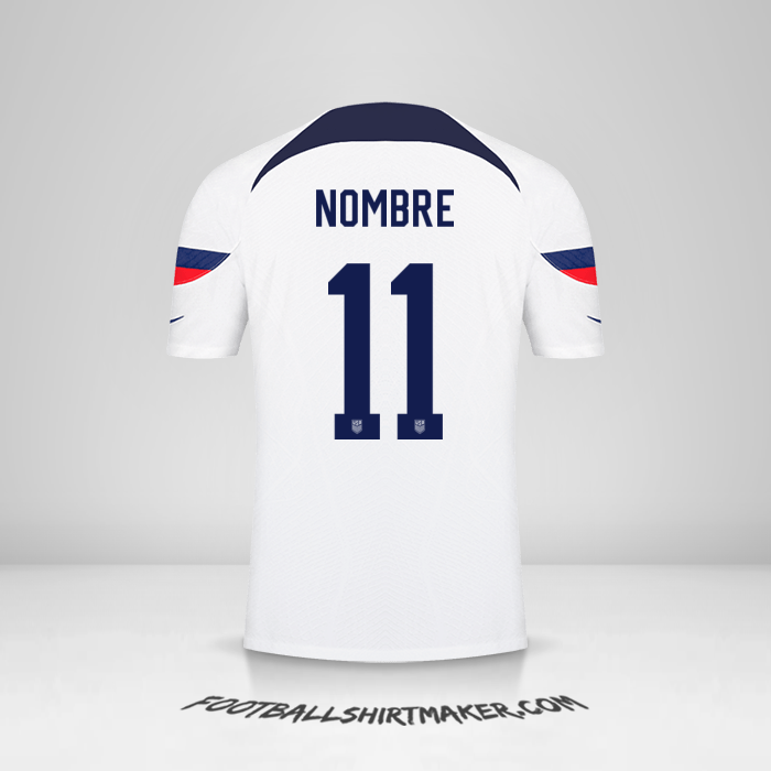 Jersey Estados Unidos 2022 -  nombre - 11