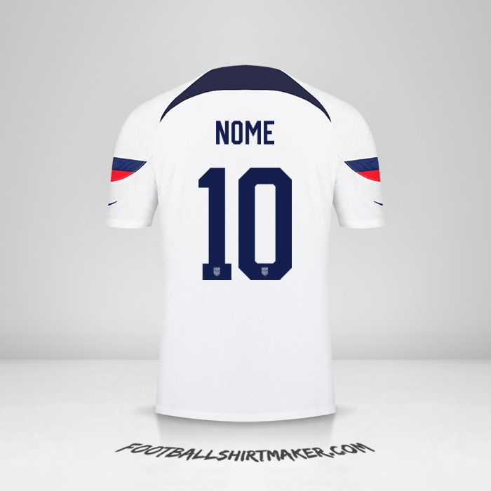 Maglia Stati Uniti 2022 -  nome - 10
