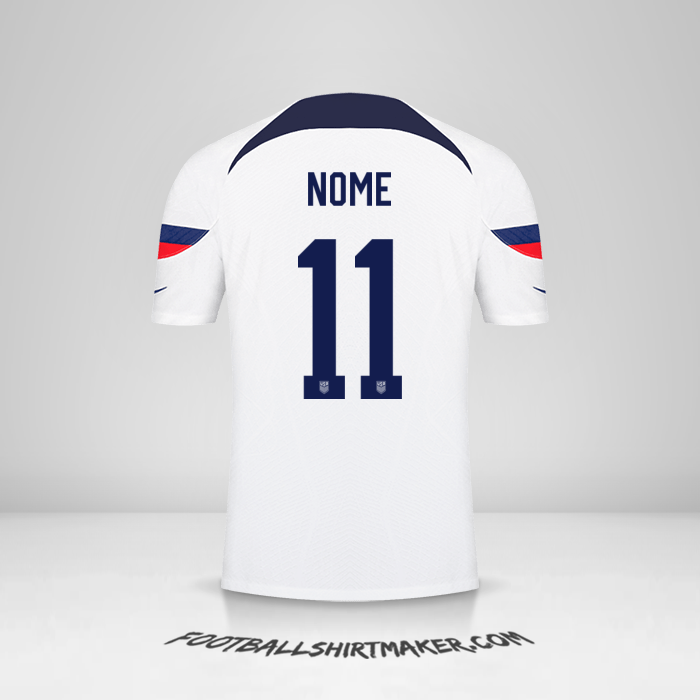 Maglia Stati Uniti 2022 -  nome - 11