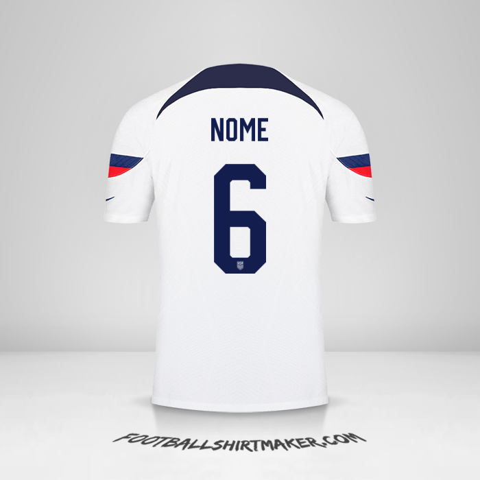 Maglia Stati Uniti 2022 -  nome - 6