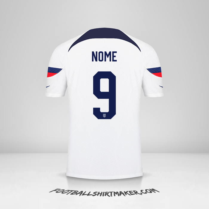 Maglia Stati Uniti 2022 -  nome - 9