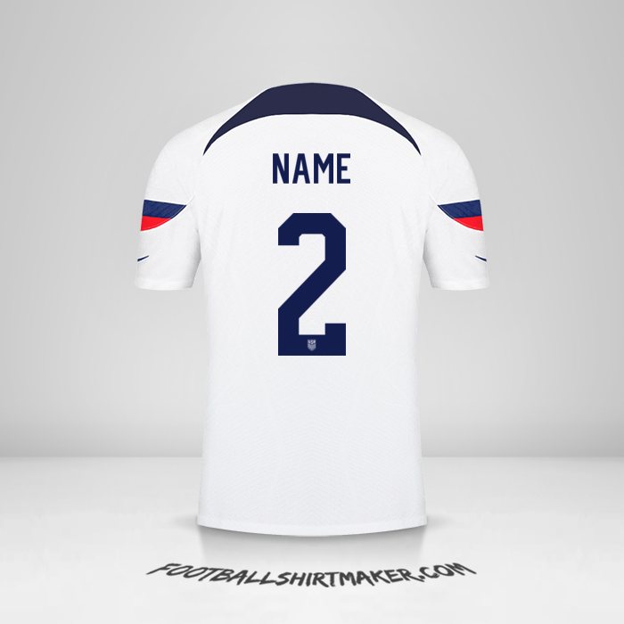 Jersey United States 2022 -  name - 2