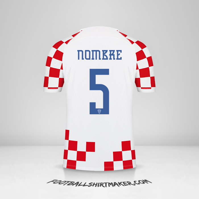 Jersey Croacia 2022 -  nombre - 5