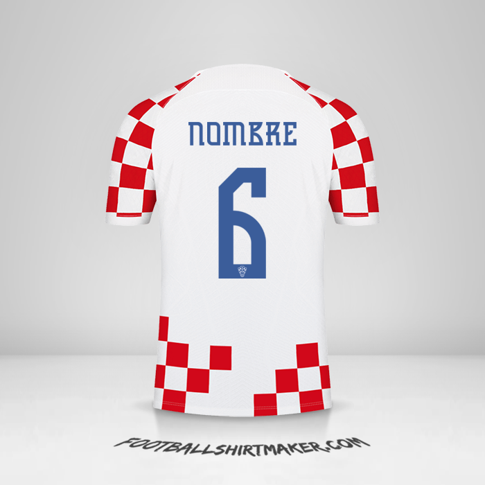Jersey Croacia 2022 -  nombre - 6