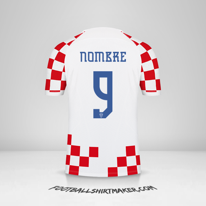 Jersey Croacia 2022 -  nombre - 9