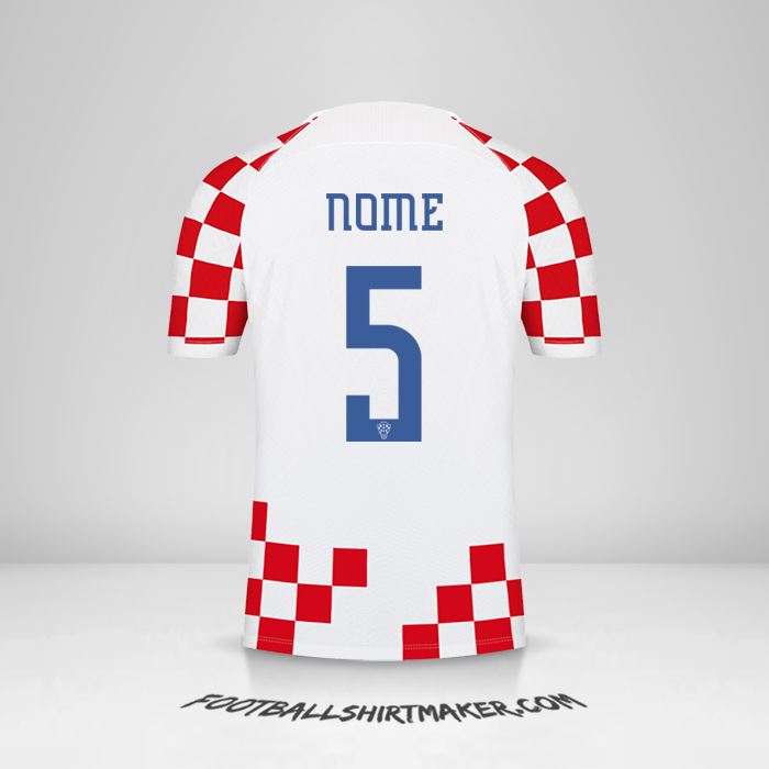 Camisa Croácia 2022 -  nome - 5