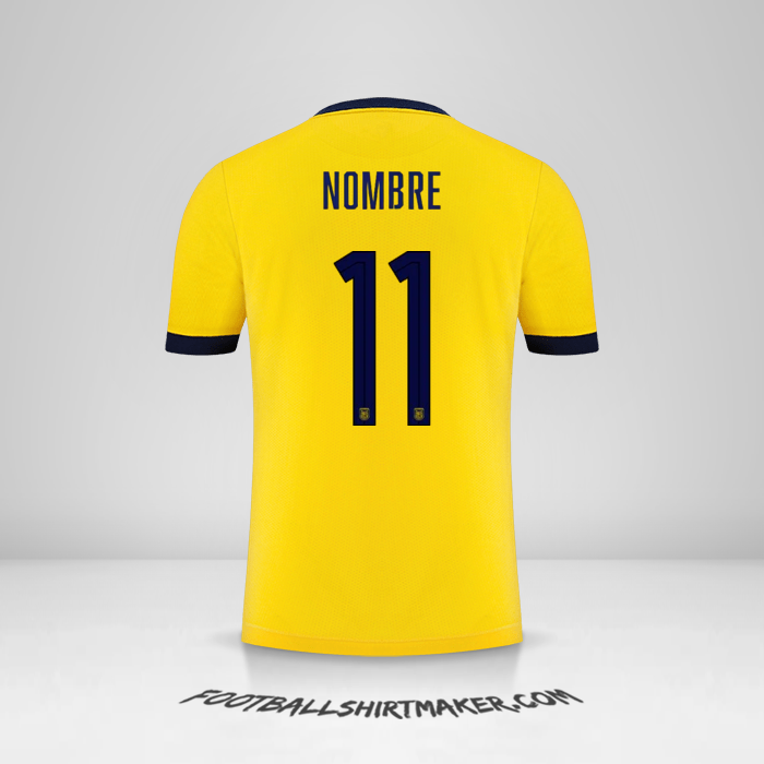 Camiseta Ecuador 2022 -  nombre - 11