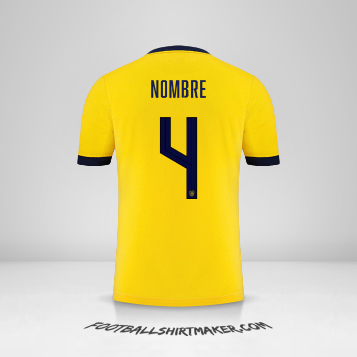 Jersey Ecuador 2022 -  nombre - 4