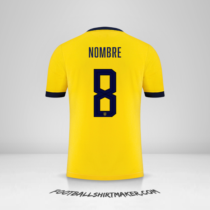 Jersey Ecuador 2022 -  nombre - 8