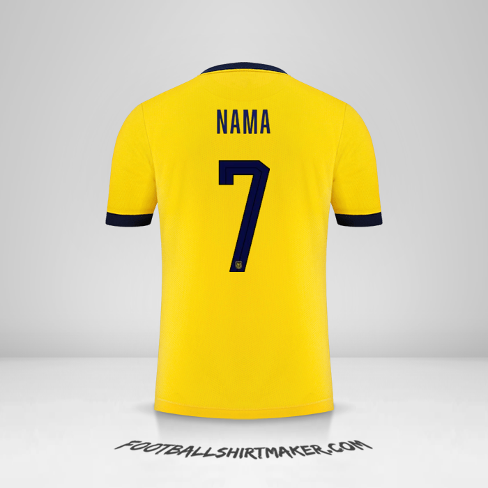 Jersey Ekuador 2022 -  nama - 7