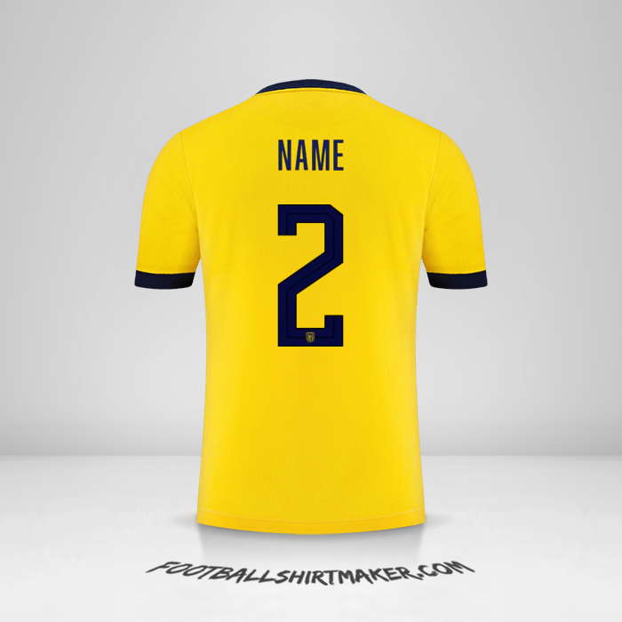 Shirt Ecuador 2022 -  name - 2