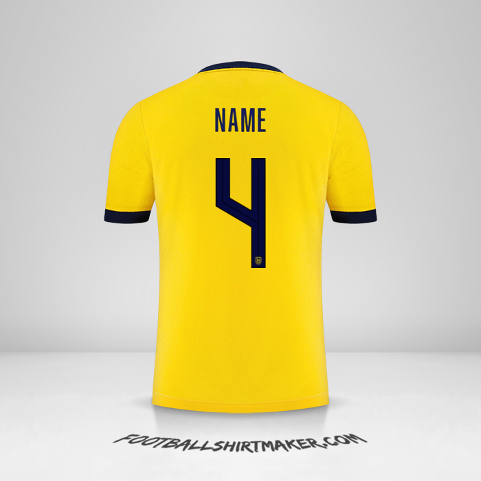 Trikot Ecuador 2022 -  name - 4