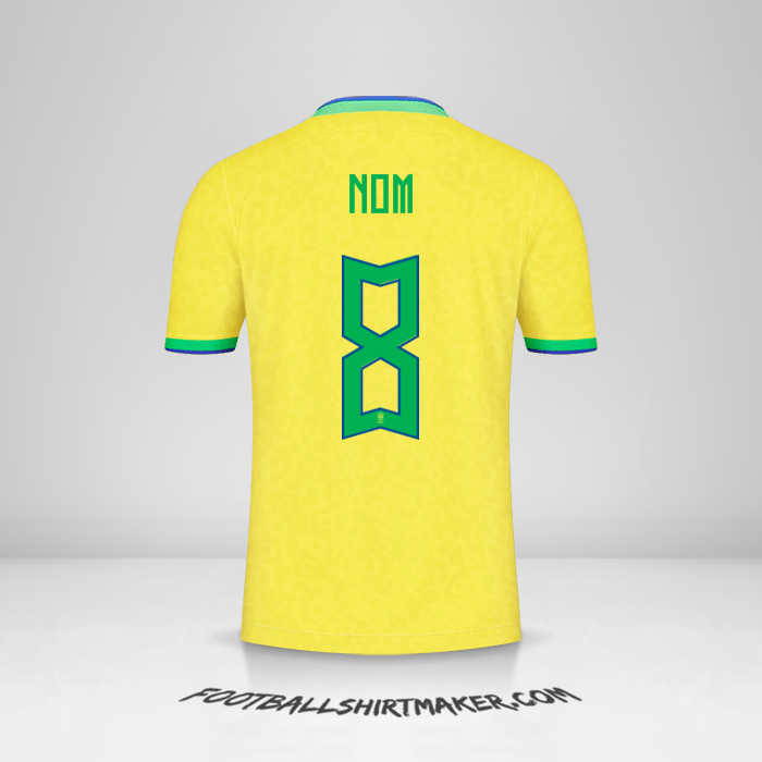Maillot Brésil 2022 -  nom - 8