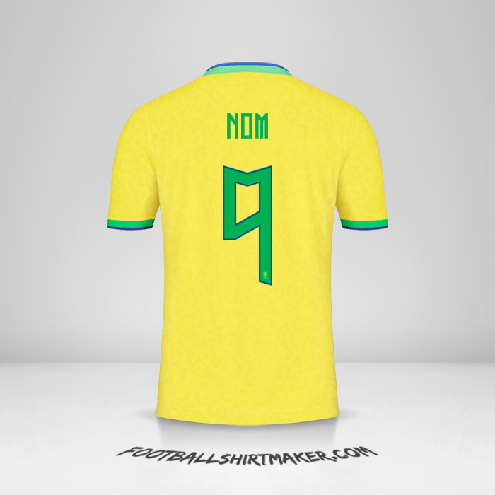 Maillot Brésil 2022 -  nom - 9