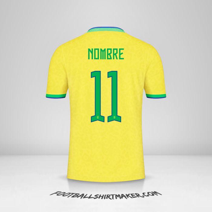Jersey Brasil 2022 -  nombre - 11
