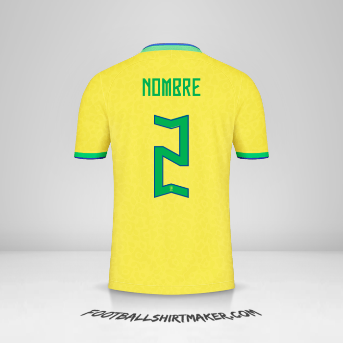 Jersey Brasil 2022 -  nombre - 2
