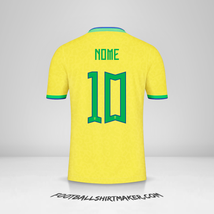 Maglia Brasile 2022 -  nome - 10
