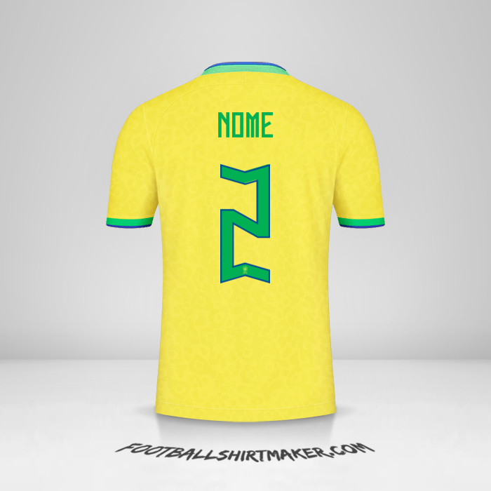 Camisa Brasil 2022 -  nome - 2