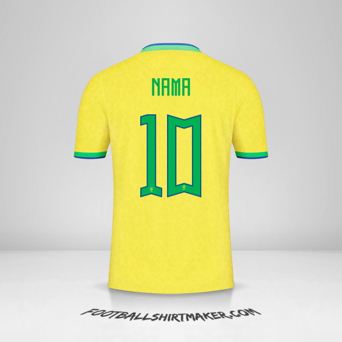 Jersey Brasil 2022 -  nama - 10