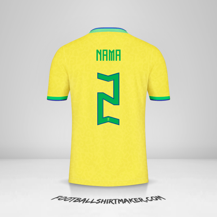 Jersey Brasil 2022 -  nama - 2