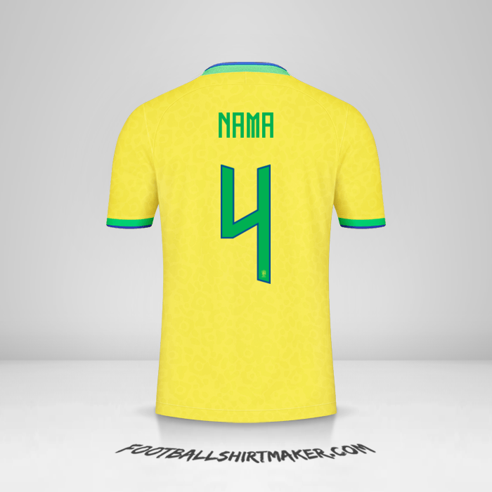 Jersey Brasil 2022 -  nama - 4