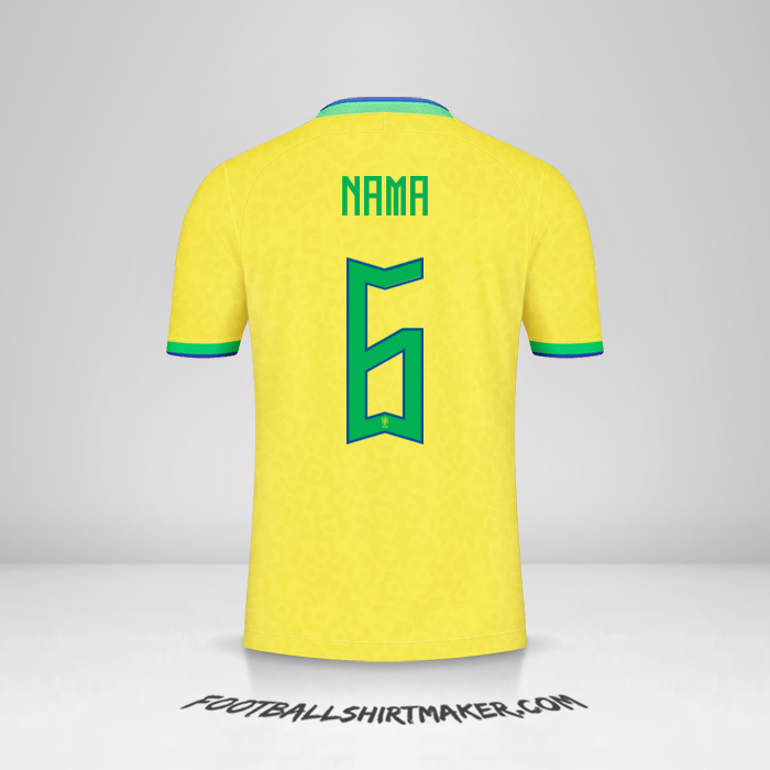 Jersey Brasil 2022 -  nama - 6
