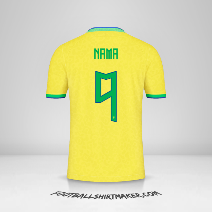 Jersey Brasil 2022 -  nama - 9