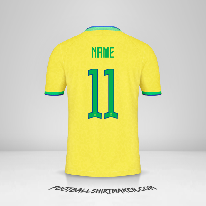 Shirt Brazil 2022 -  name - 11