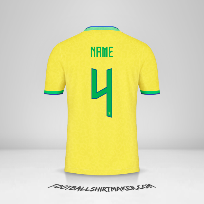 Trikot Brasilien 2022 -  name - 4