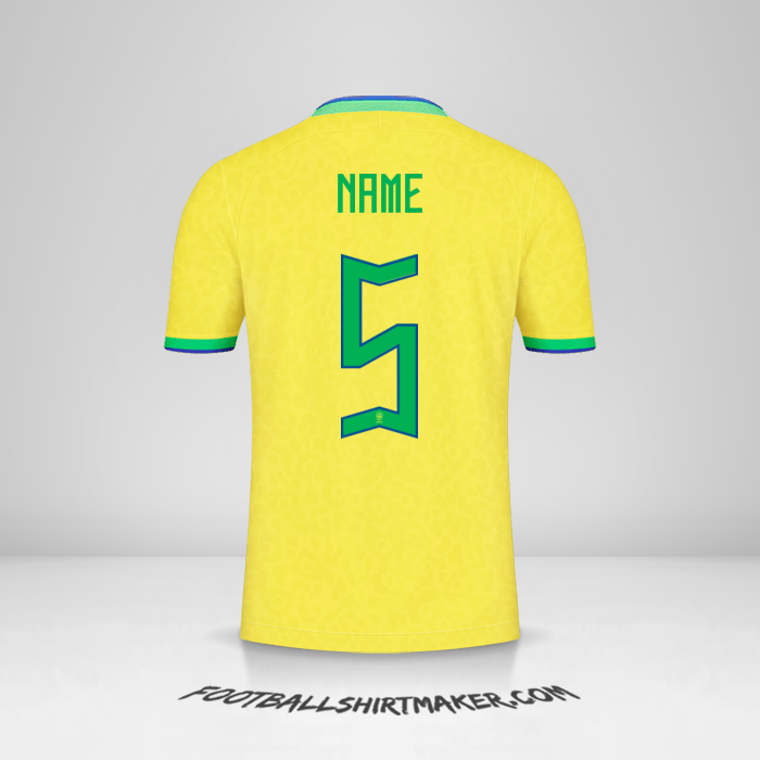 Shirt Brazil 2022 -  name - 5