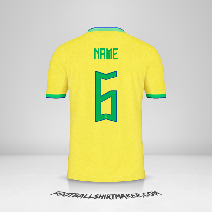Shirt Brazil 2022 -  name - 6