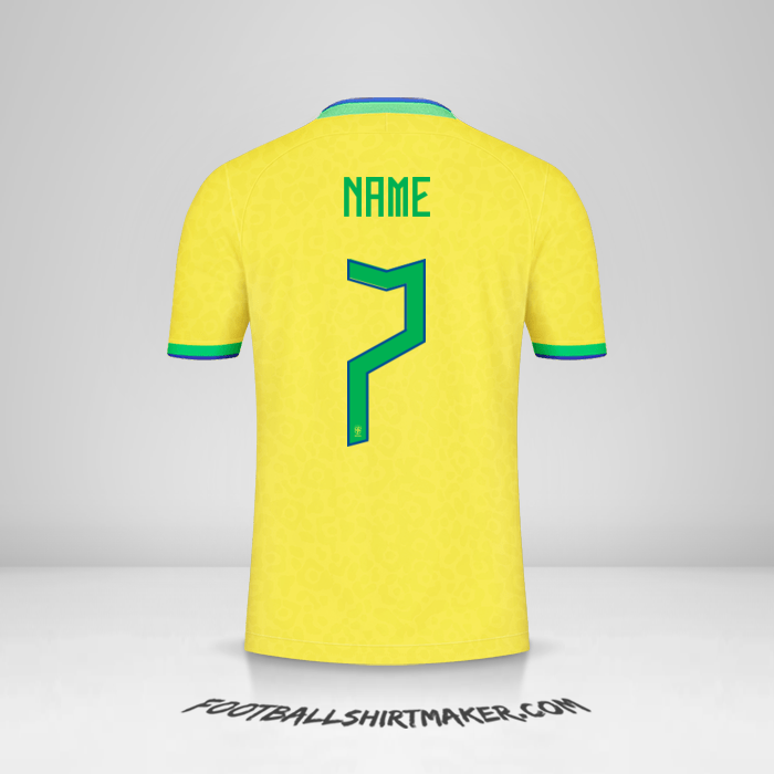 Trikot Brasilien 2022 -  name - 7